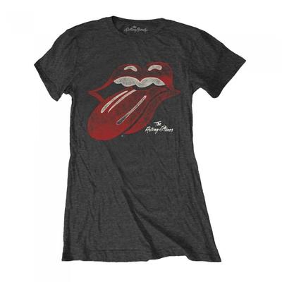 Damen-/Damen-T-Shirt mit Vintage-Logo