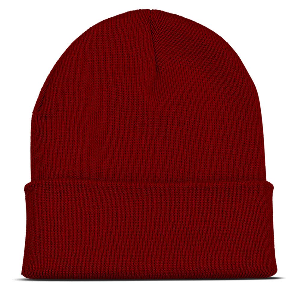 Personalized Custom Beanies Hats with Embroidery Text Logo for Men Women Warm Winter Knitted Cuff Beanie Cap Dropshipping
