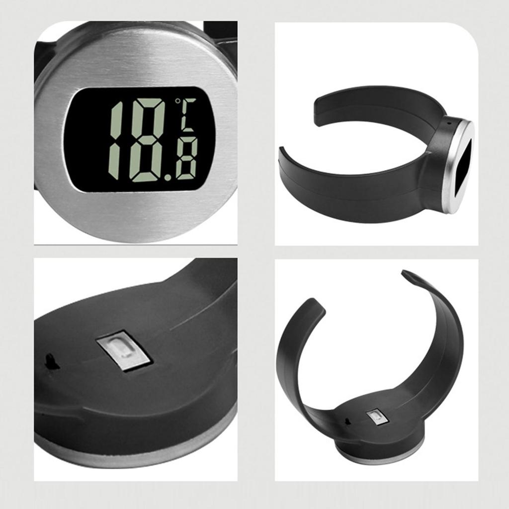 Wine Bottle Thermometer Kitchen Sleek Men Women Easy to Use Practical Simple Wine Bottle Temperature with LCD Display