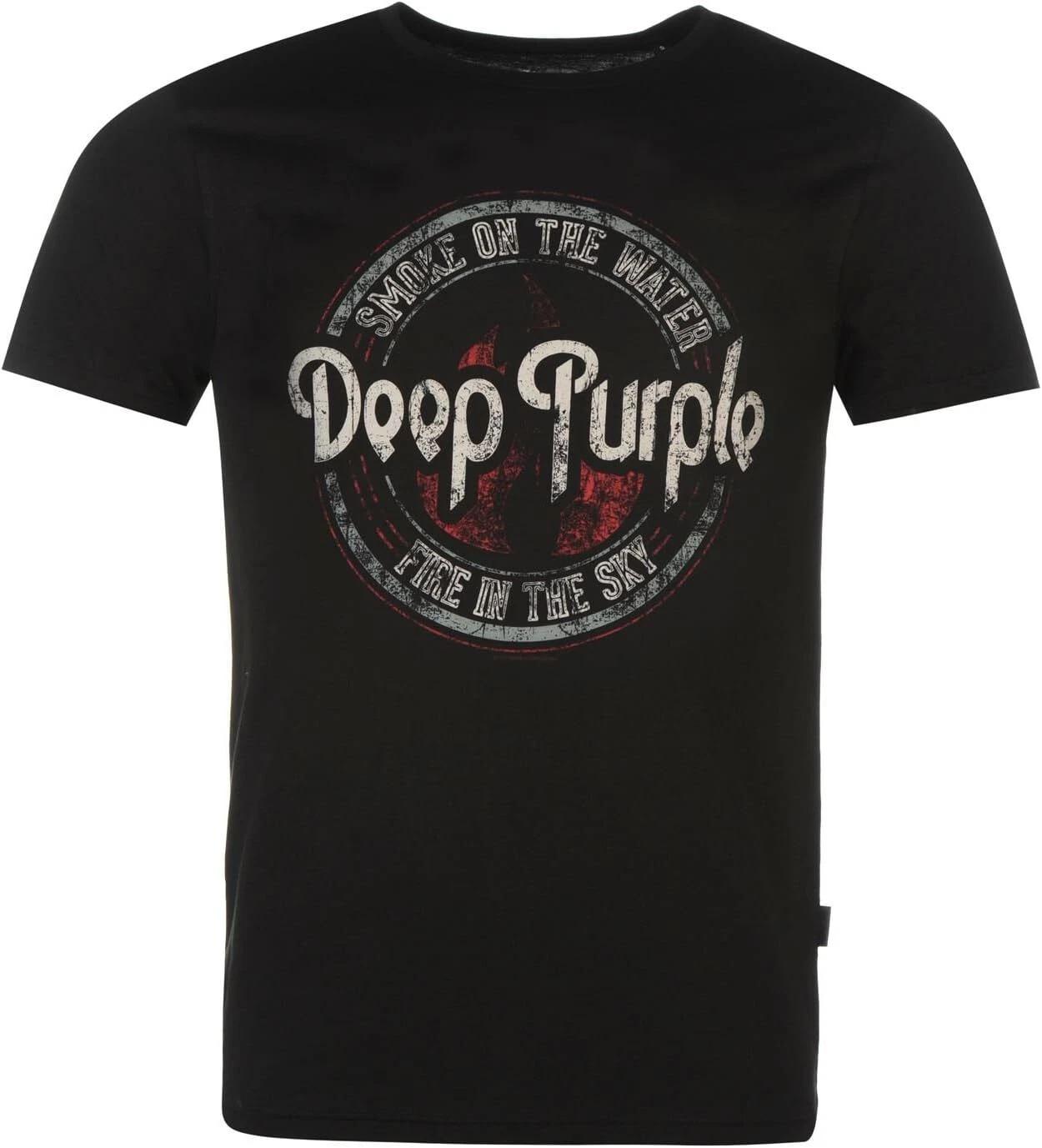 Deep Purple Band T-shirt - New - Smoke on the Water - Official S