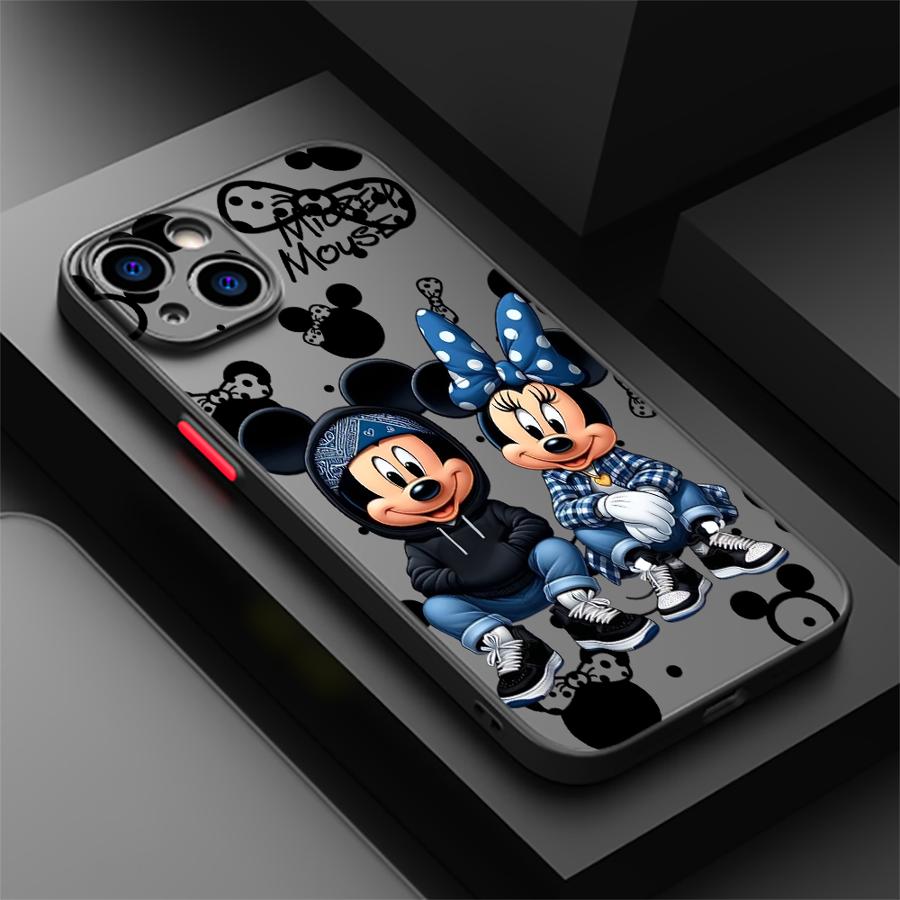 Fashion Mickey Mouse Back Phone Cover Case for iPhone 17 Pro Max 14 13 Mini 7 8 SE Air 17e 15 16 Plus 11 12 XS XR