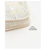 2026 Spring/Summer Lace Flower Mesh Tote: Women's Large-Capacity Artistic Beach Shoulder Bag
