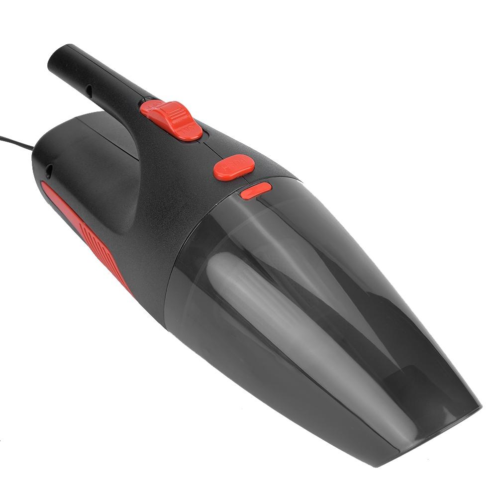 120W Wired Vehicle Cleaner Wet and Dry Dual Use Car 12V ABS Suction Cleaner(Black)