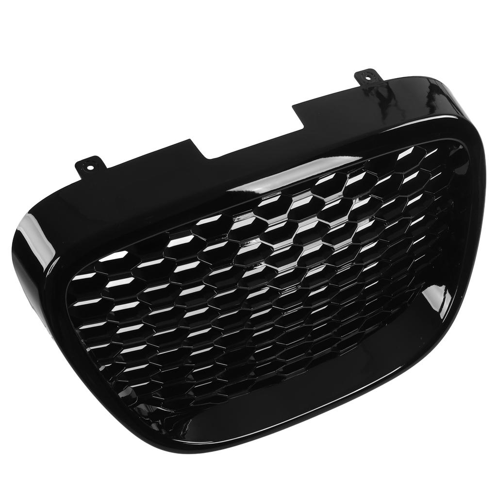 Front Grille 1133007 Glossy Black Heatproof Bumper Mesh Grill Replacement for Seat Leon Altea Toledo