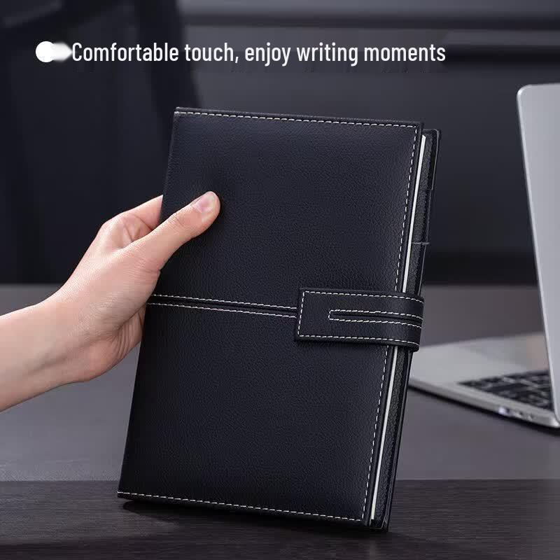 Deli 3343 Leather Insert Notebook