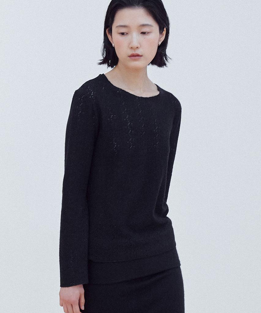 Yutosiseu Race Off-Shoulder Top(Black)
