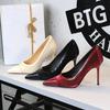 Fashion 2025 New Woman Pumps Silk High Heels Female Pointed Toe Office Shoes Stiletto Women Shoes Party Women Heels Female Shoes