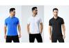 Men's Summer Short Sleeve Quick-Dry Sports T-shirt for Tennis, Baseball, Running, and Fitness
