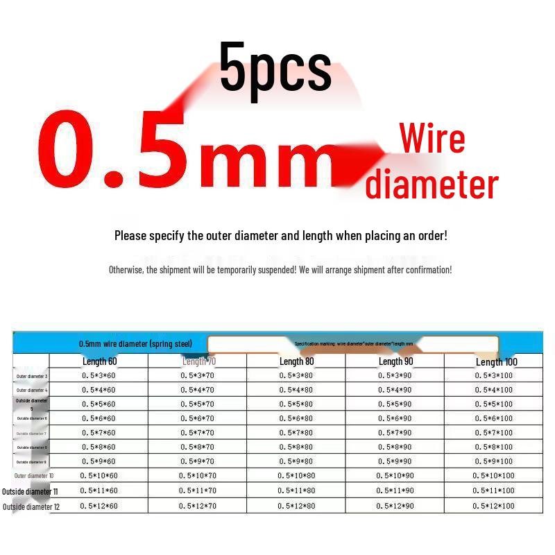 Sprężyna ściskana ze stali nierdzewnej 304 o wysokiej sprężystości
