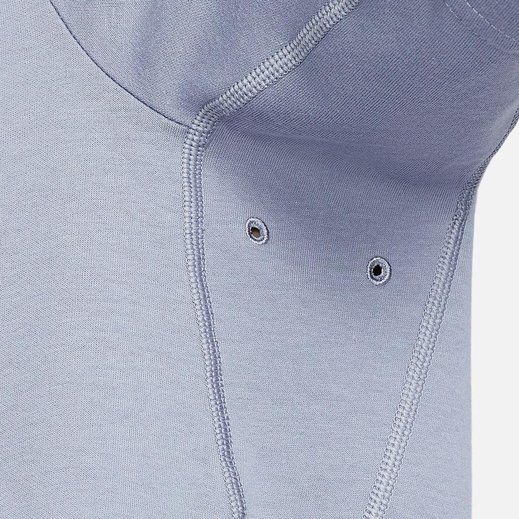 Nike Solid Color Logo Crew Neck T-Shirt Men Tops Blue DV9832-493