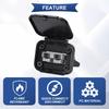 Xiatiaosann 2pcs 50A Connector Monuting Panel Quick Connect/Wire Harness Plug 600V 6-12 Gauge