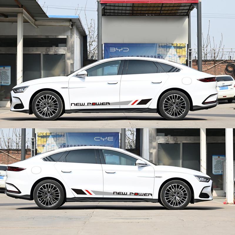 

Наклейки на боковые юбки и пинстрайпы для автомобиля BYD Han - Наклейки на линию талии кузова для модификации и украшения Han EV