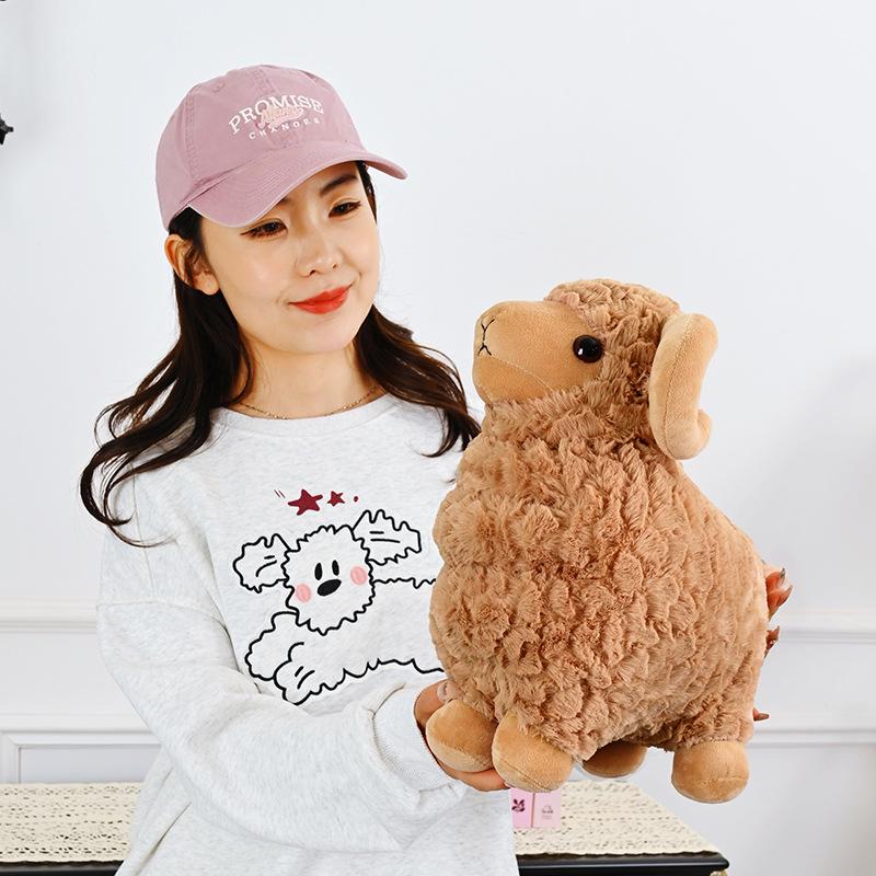 Little Lamb Plush Toy: Claw Machine Doll, Goat Pillow, Toss Gift