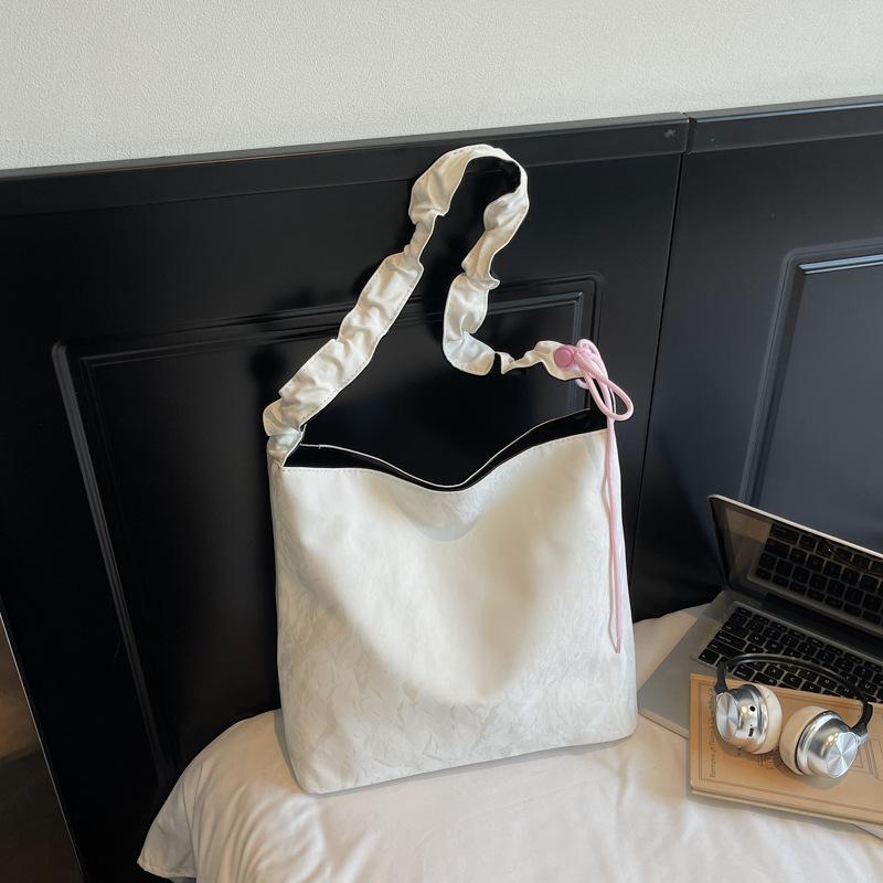 

Вместительная оригинальная нишевая сумка-тоут, высокая мода, простая сумка на плечо, новая сумка подмышку, кроссбоди бежевый