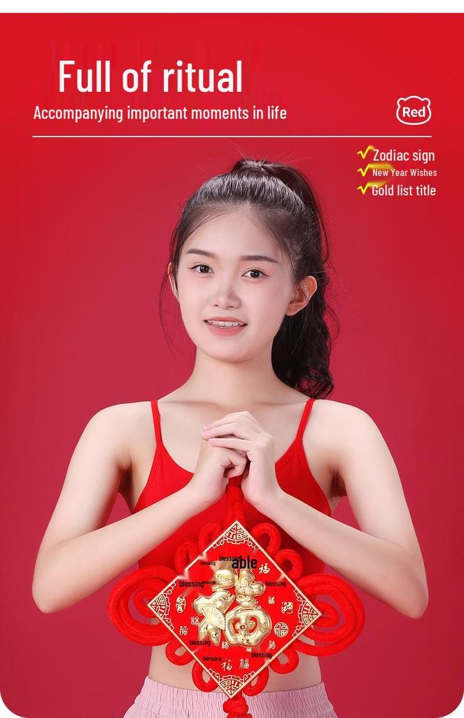 Girls' Red Zodiac Underwear and Bra: Pure Cotton, Wire-Free, Padded for Development, Anti-Bumpy Design for Older Girls