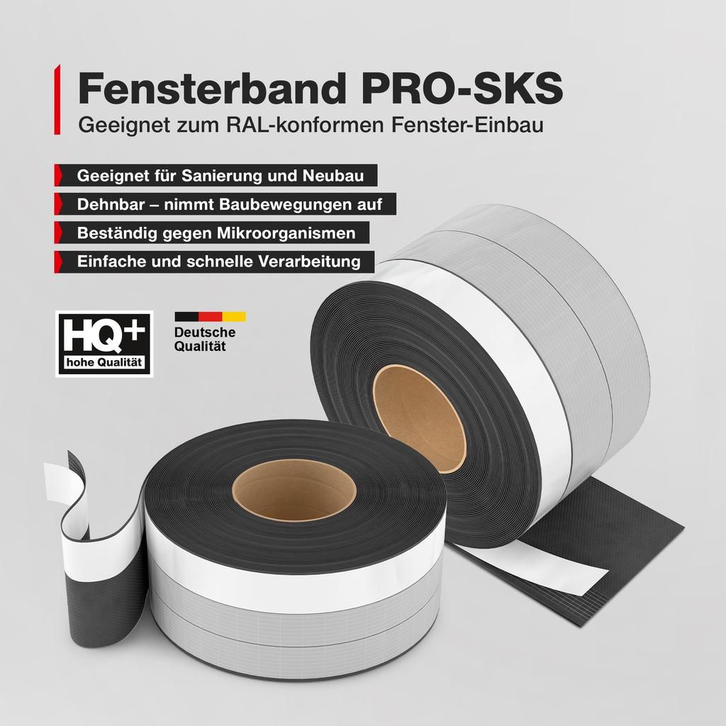 IsolBau PRO Window Tape Fensterband PRO SKS 70mm x 25mb