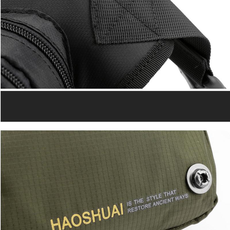 Motocykl Rider Drop Leg Bag Taška do pasu pro muže Travel Assault Pánský Nylonový pás Messenger Cross Body Fanny Pack Tašky na boky
