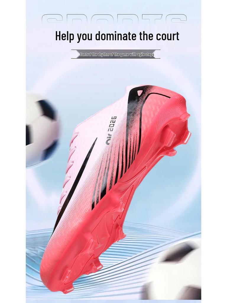 Unisex Kids' Turf Soccer Shoes, TF & Long Studs, Student Training Outdoor Sports Footwear