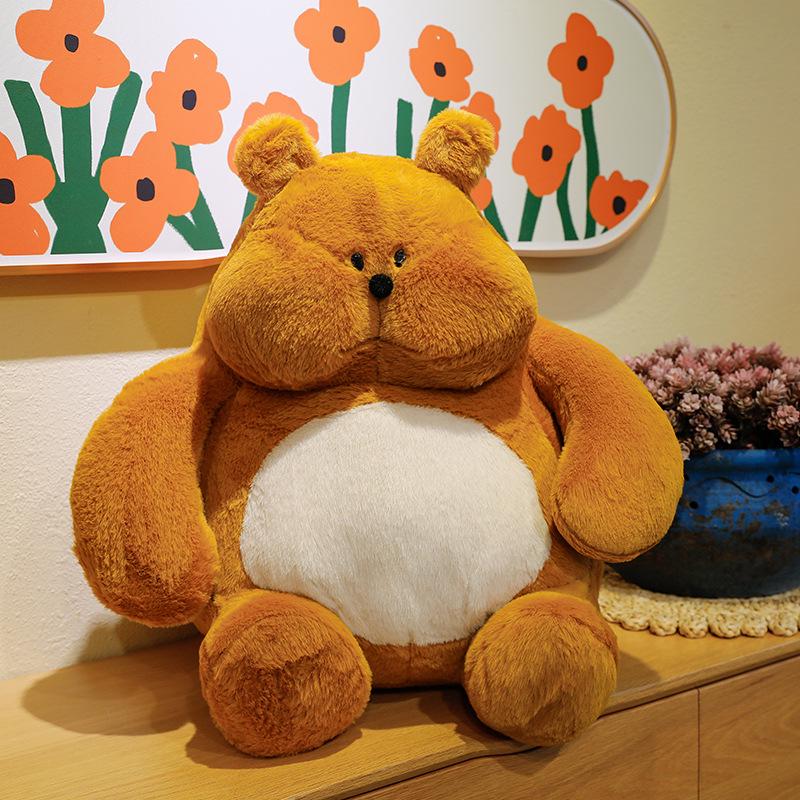 

Chubby Bear Plush Toy - Cartoon Doll for Children 40cm 0.6kg