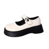 Retro Mary Jane Shoes Women's Summer New Single Shoes Versatile College Style Thick Sole with Skirt