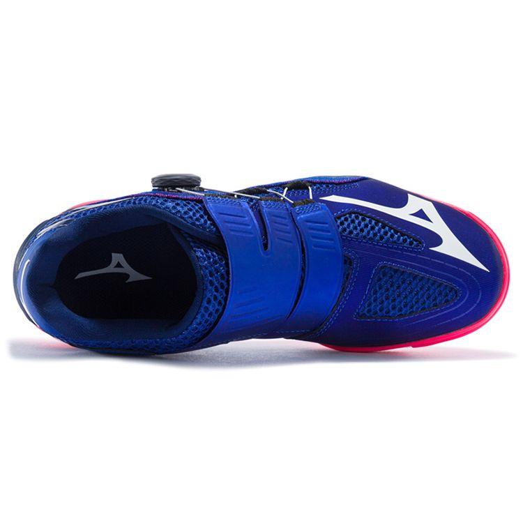 Mizuno Wave Medal Boa Breathable Non-Slip Durable Low-Top Training Shoes Unisex Sneakers Blue Red 81GA201220