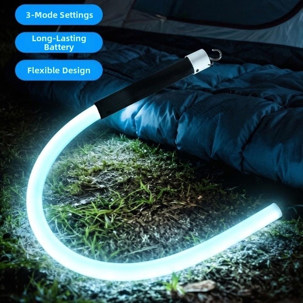 Colorful LED Flashlight Stick 3 Brightness Modes LED Work Lights Bendable LED Light Bar Home