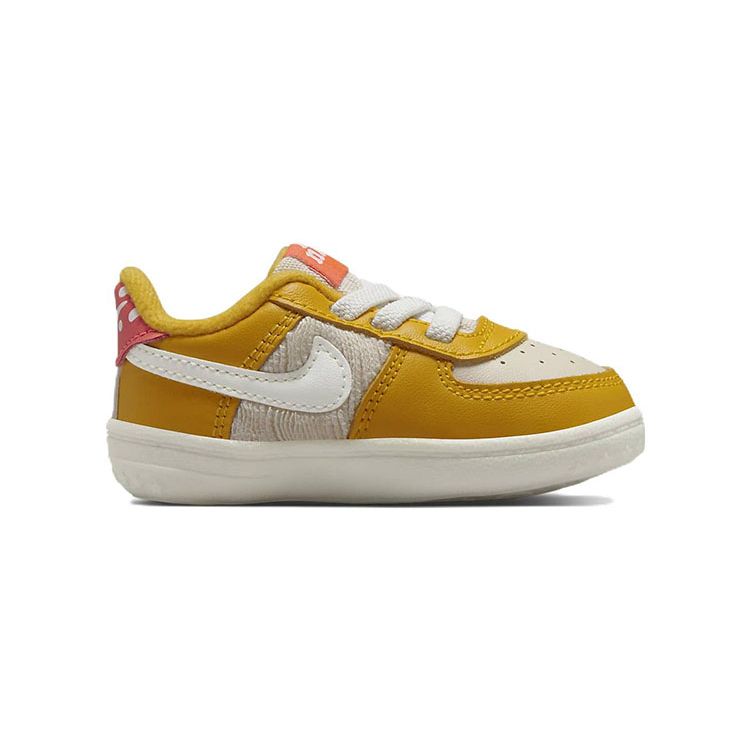 Nike Force 1 CB Mushroom Baby Sneakers Yellow Yellow-Ochre Pearl-White DQ0373-700