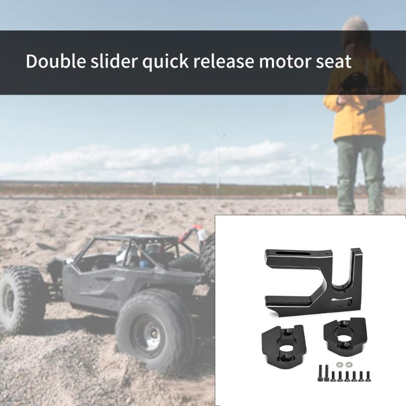 1/8 Motor Conversion Mount Base High Strength 6061 Aluminum Easy Installation for Model Enthusiasts