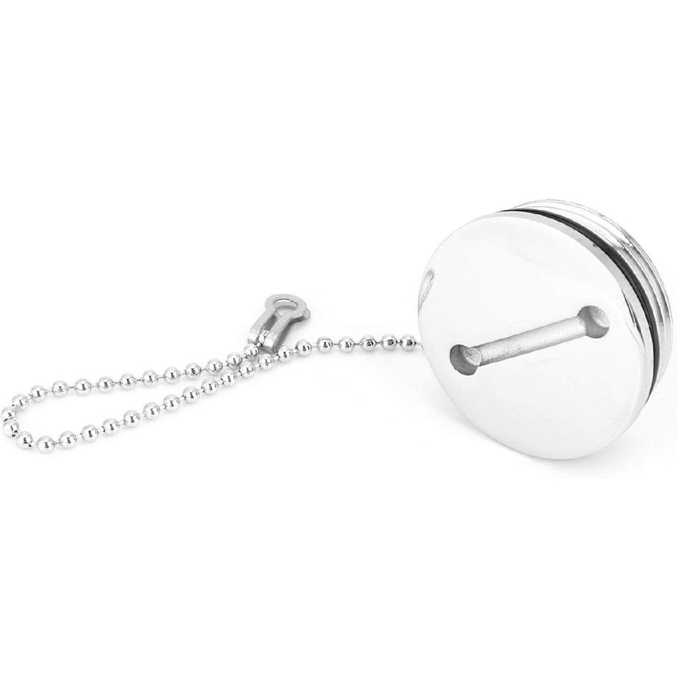 Boat Fuel Tank Cap, Gas Cap, 316 Stainless Steel Polished Marine Boat Fill Port Marine Hardware