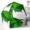 1pc Watermelon Cat Automatic Open/Close Umbrella with One Touch Button,, Windproof Design Lightweight Portable Umbrella for Women & Men6089