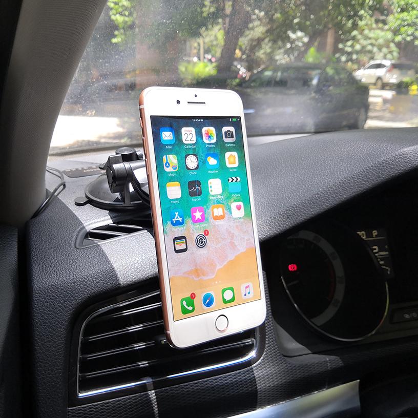 Magnetic Cell Phone Holder for Car, Car Mount Suction Cellphone Stand for Dashboard Windshield, Magnet Dash Mobile Accessories