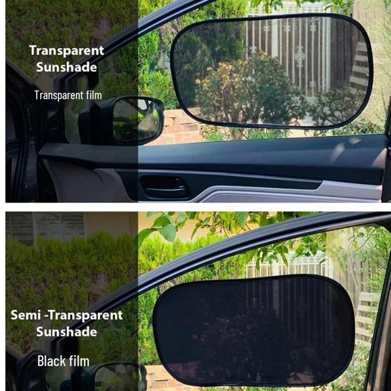 Cartoon Car Sun Blocker: Electrostatic Sunshade for Side Windows