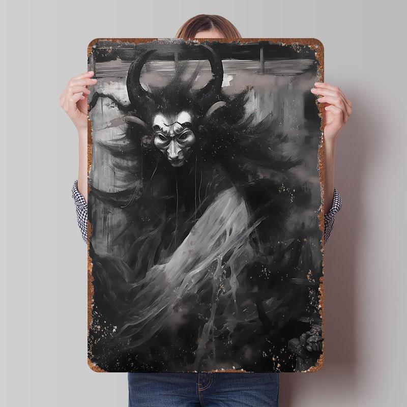 Horror S Metal Poster Customized Wall Art Retro Vintage Tinplate Signs for Decoration At Home Decorations Man Cave Office Decor