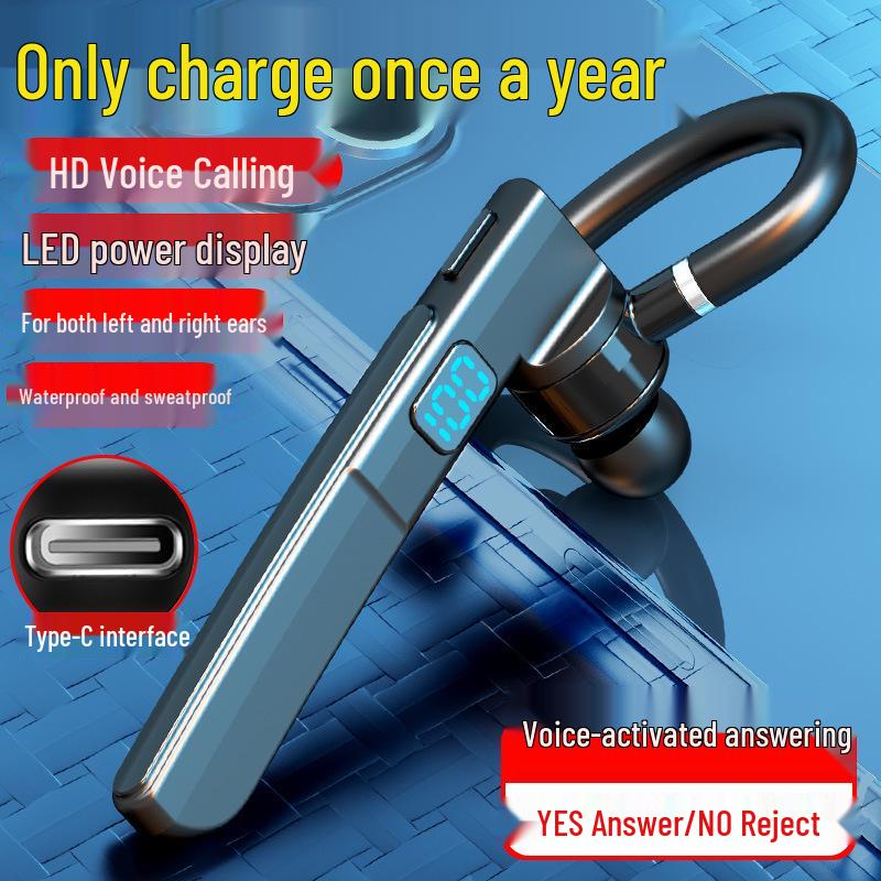 X6 Drahtloses Bluetooth-Headset: In-Ear, Ohrbügel, ENC-Geräuschunterdrückung, Bluetooth 5.3 zum Fahren