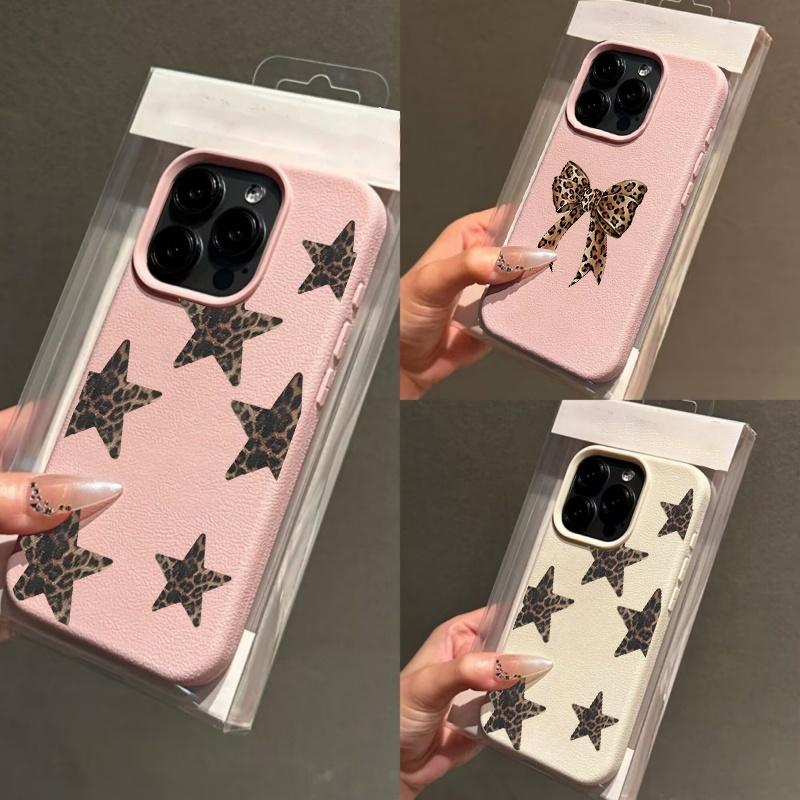 Módní motýlek s leopardím vzorem Hvězdný kryt na telefon pro Samsung Galaxy A07 A55 A54 A36 A35 A37 A57 A26 A25 A24 A16 A15 A14 A52