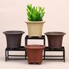 Yixing Zisha Ceramic Orchid Pot - Small Succulent Bonsai Planter for Office or Desktop