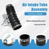 Air Intake Hose Assembly, Corrugated Rubber Hose with Metal Fittings and Clamps 1657788G00 16577-88G00 for D21 Pickup 2WD 3.0L Engine Intake System