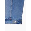 Benetton Denim Jumper With Embroidery Bajpf4611