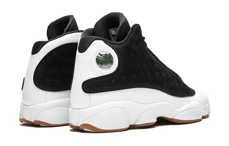 Jordan 13 Retro Negro Blanco Goma GS 439358-021