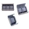 Compact Travel Friendly Watch Box Featuring Protective Flocking Compartments Waterproof Watch Organizers Leather Texture