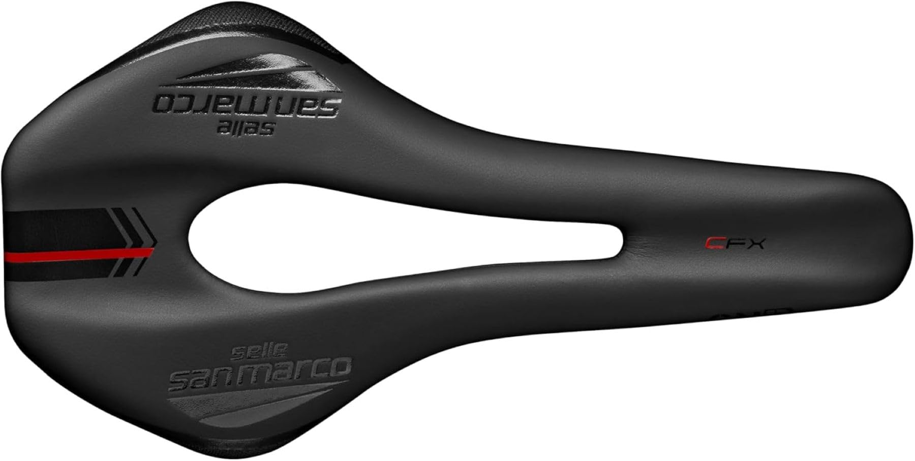 

Selle Sanmarco GND CFX WIDE BLACK Bicycle Saddle 324WW401 OPEN-FIT чёрный