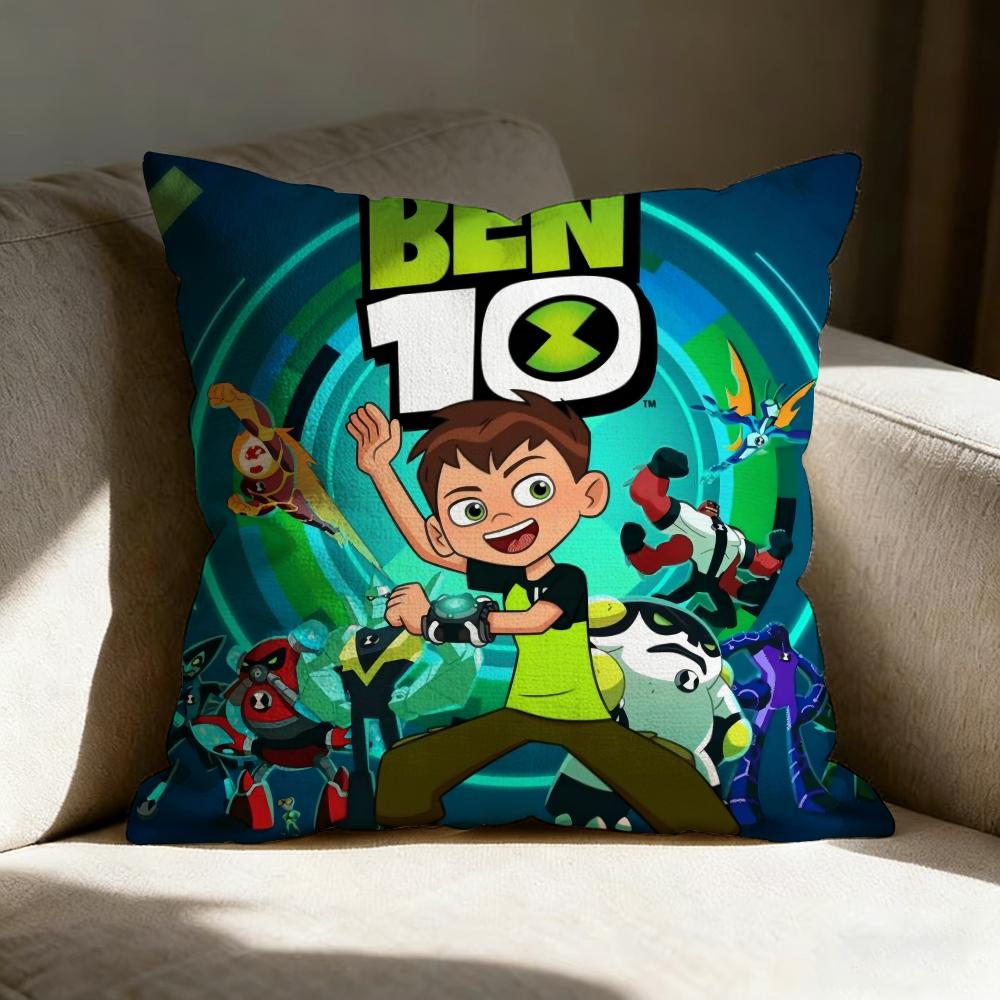 Cartoon B-Ben 10 Cool Pillow Case pillowcase, double-sided printed, sofa cushion, bedroom headboard pillow