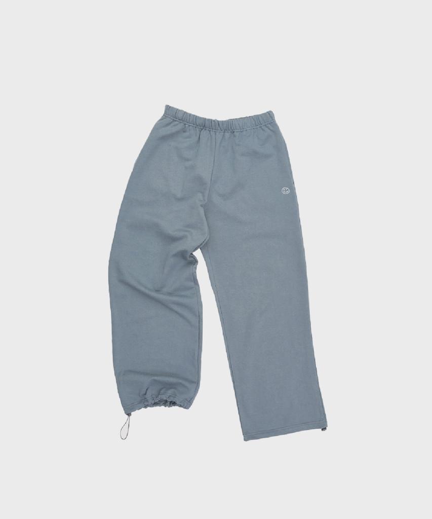 Oul String Sweat Pants Love Flower Blue