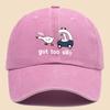 Fun Cartoon Pattern Printed Baseball Cap Trucker Hat Black Papa Dad Hat