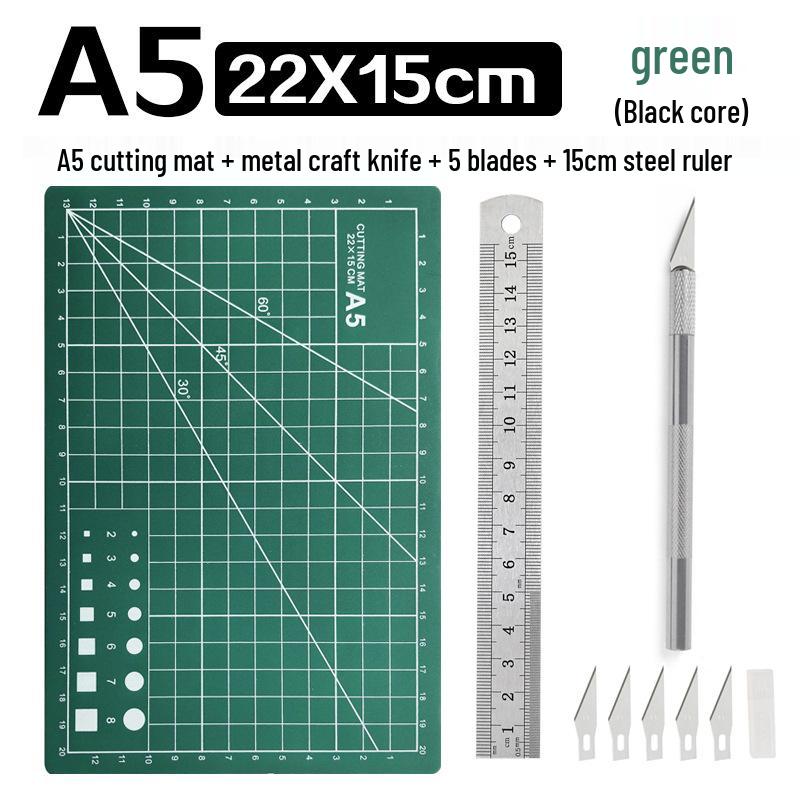 A5 3mm Thick Cutting Mat Board for Crafts & Writing
