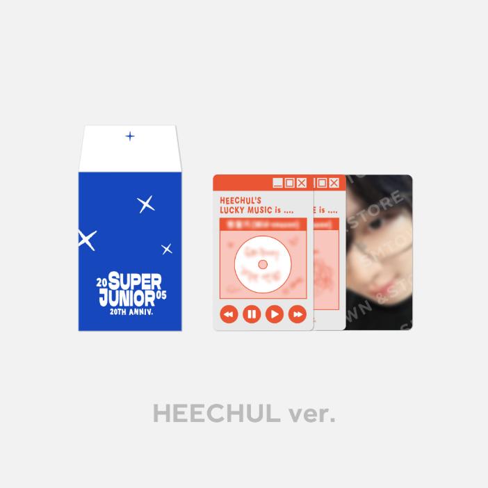 Pre-order SUPER JUNIOR 20th Anniversary Lucky Card Set