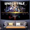 Гаряча Відеогра U-Undertale Класичний Фільм Друкований Великий Настінний Гобелен Дешеві Хіпі Настінні Гобелени Мандала Домашній Декор