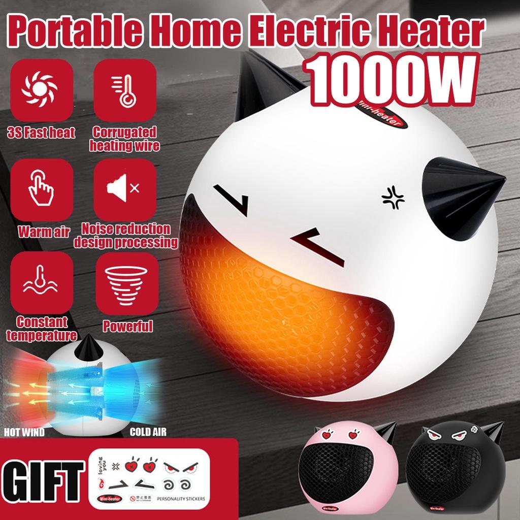 800W Mini Portable Electric Heater Office Room Desktop Fan Heater Temperature Control PTC ceramic Warmer Machine 110V/220V