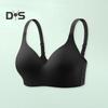 Damen-BH, verstellbarer Schultergurt, Push-up, klemmsicher, einfarbig, vollständige Abdeckung, bügellose Schnalle auf der Rückseite, Verschluss, 3/4-Schaumstoff-Cup, für den täglichen Sport, zum Pendeln