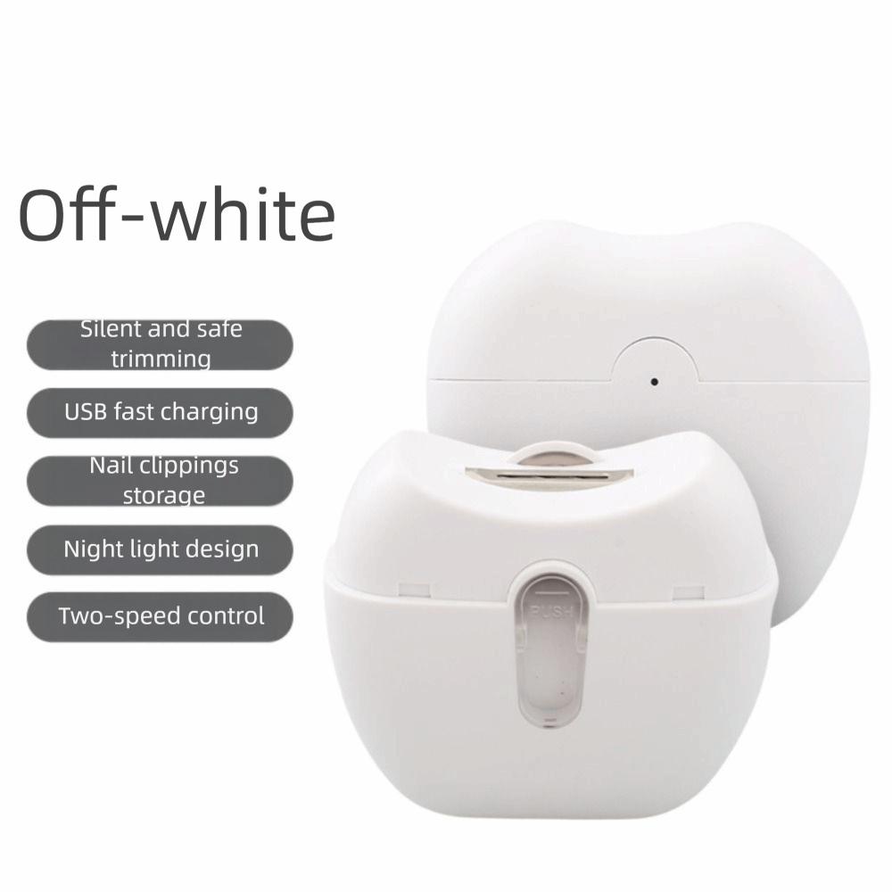 Smart Stop Technology Auto-Sensing Electric Nail Trimmer With Light Silent Nail Trimmer  Nail Care